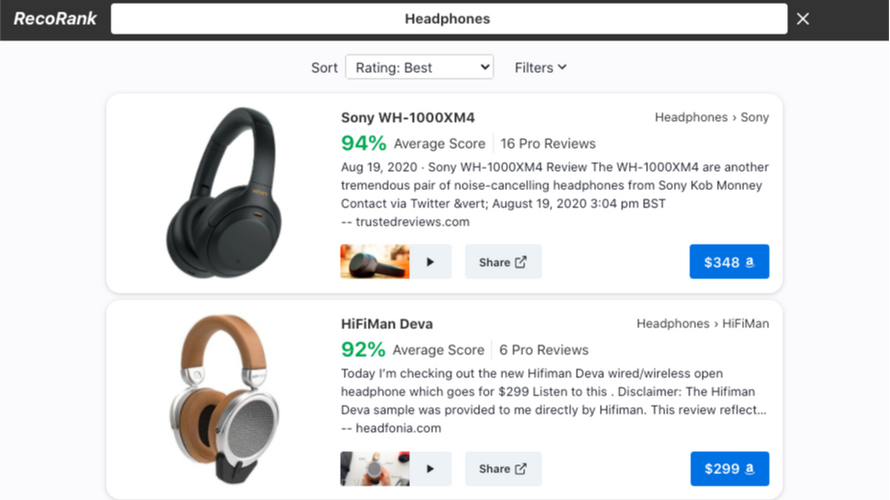 RecoRank