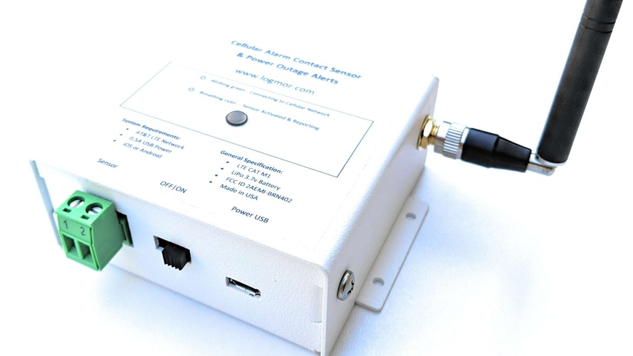 Cellular Alarm Contact Sensor & Power Outage Monitoring