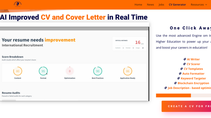 UniGlobal AI CV and Cover Letter Generator