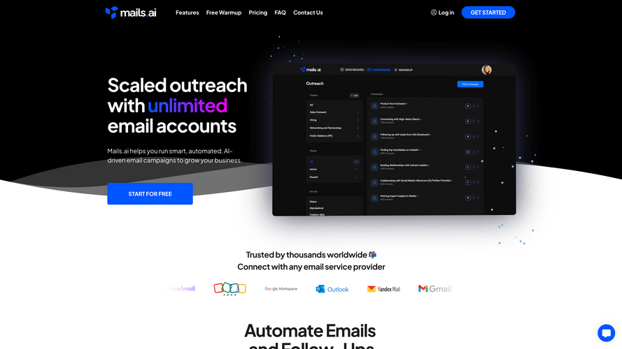 Mails.ai - AI Cold Email Software