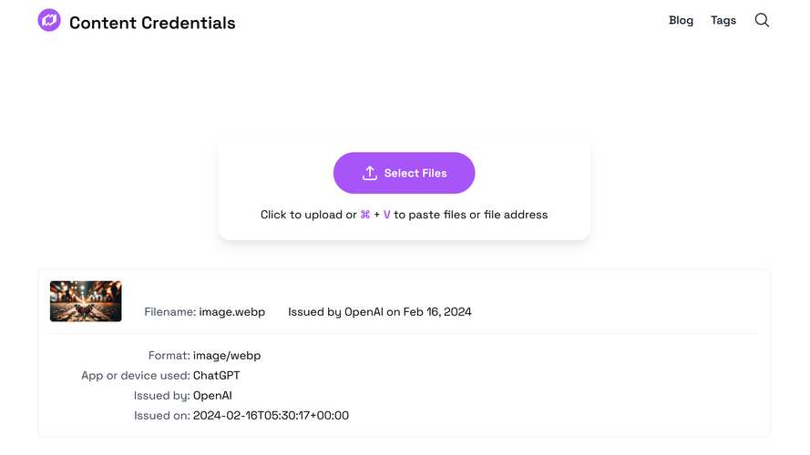 Content Credentials