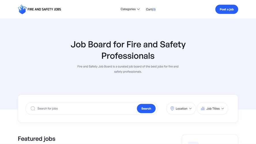 Fire and Safety Jobs