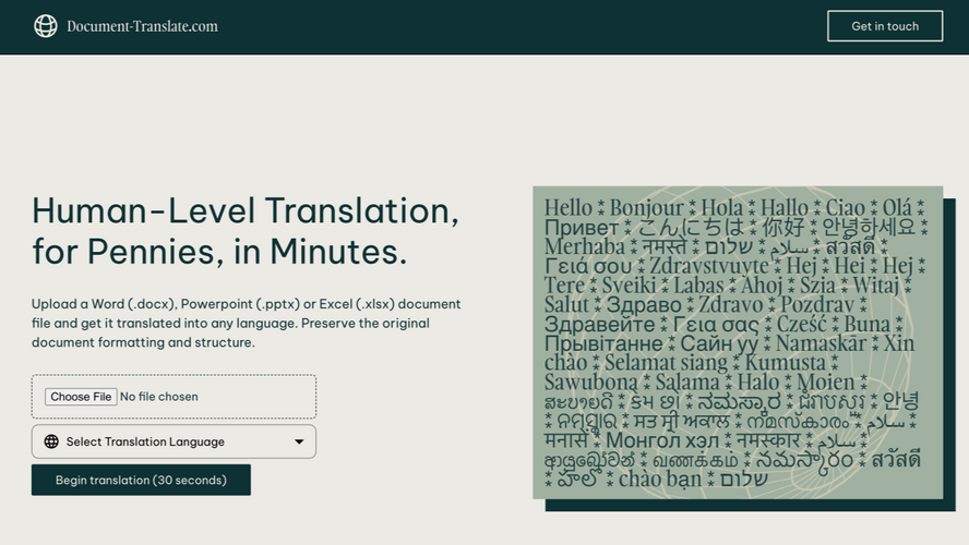 Document Translate