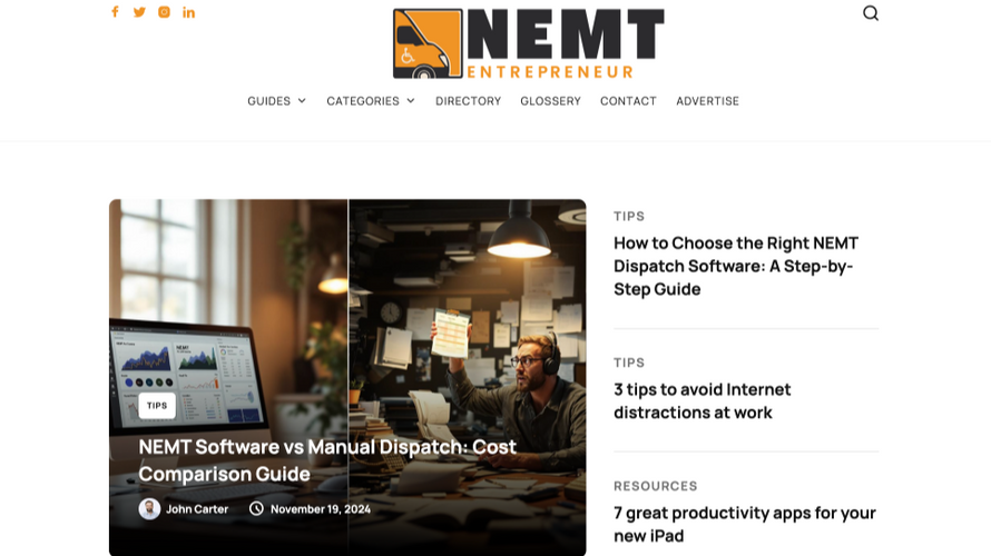 NEMT Entrepreneur