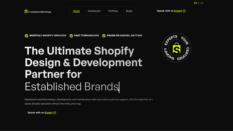 E-commerce Dev Group
