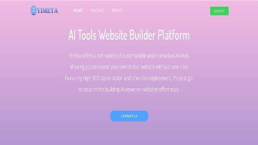 Yimeta AI - AI Tools Website Builder Platform