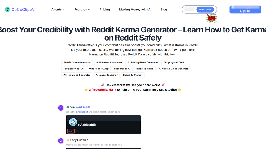 Reddit Karma Generator