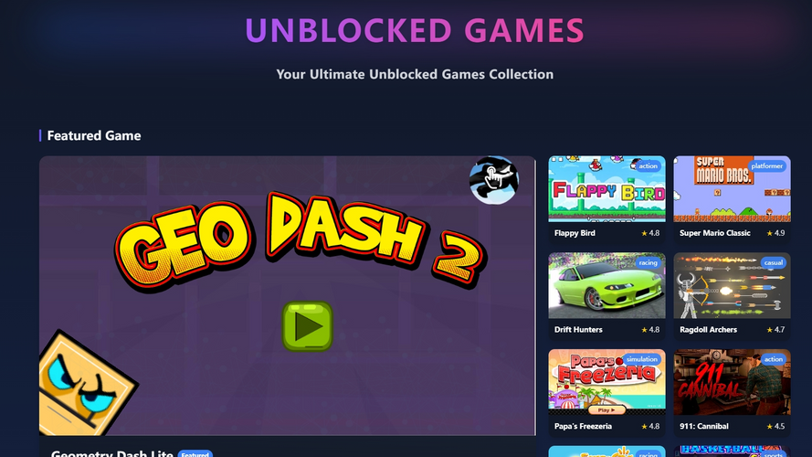 UNBLOCKED GAMES
