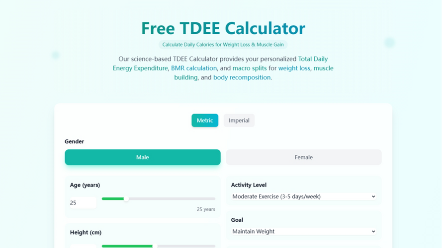 TDEE Calculator