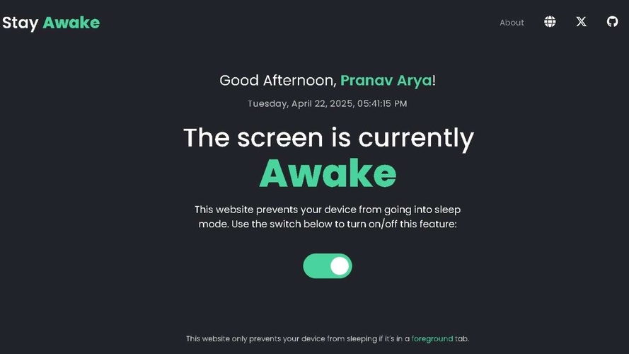 Stay Awake