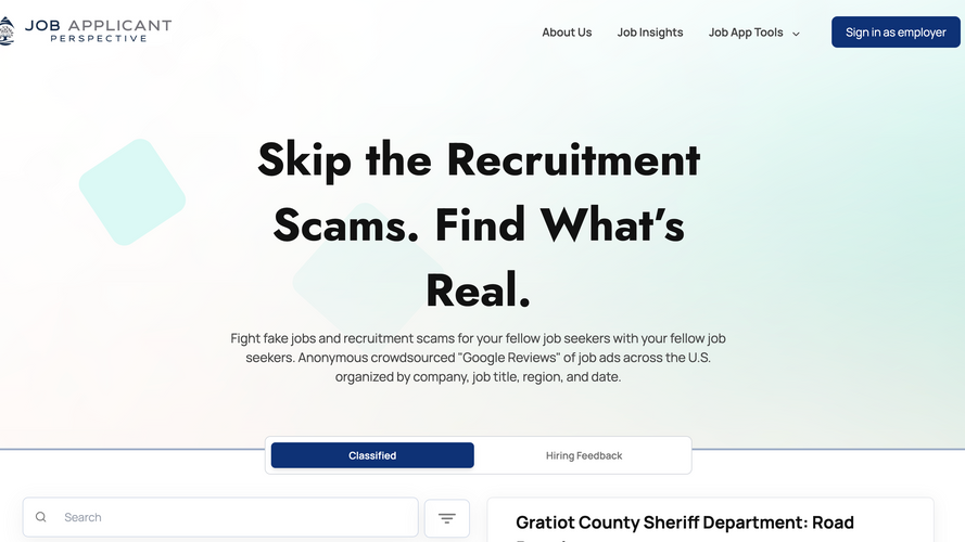 The Job Applicant Perspective