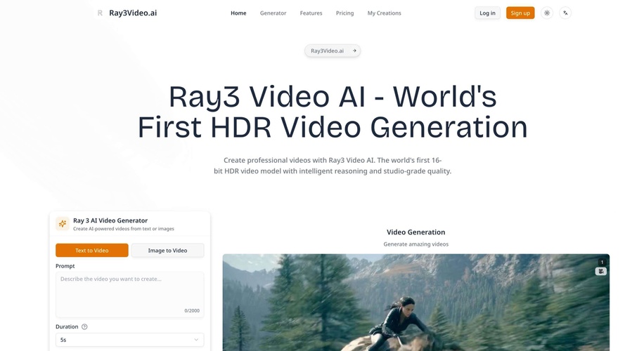Ray3 Video AI