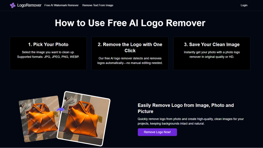 LogoRemover AI