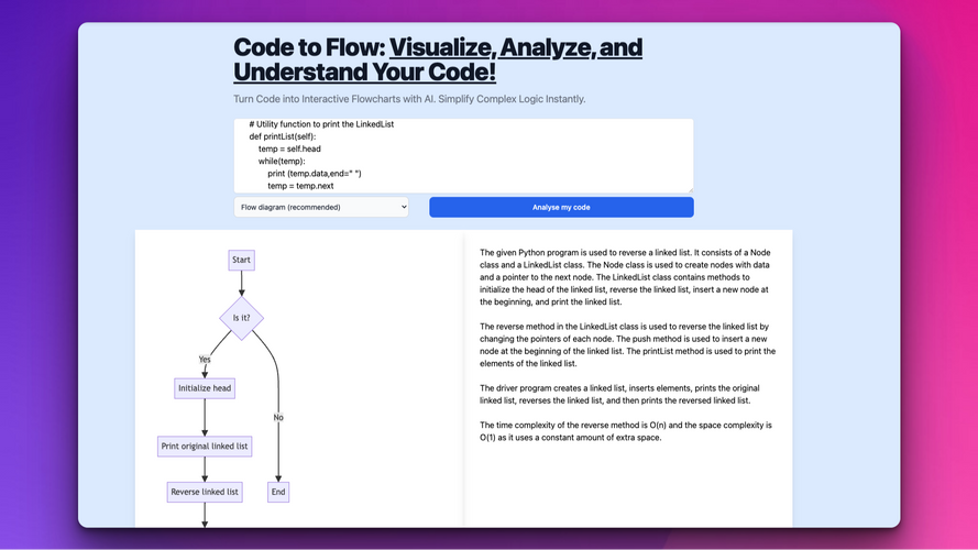 Code to Flow