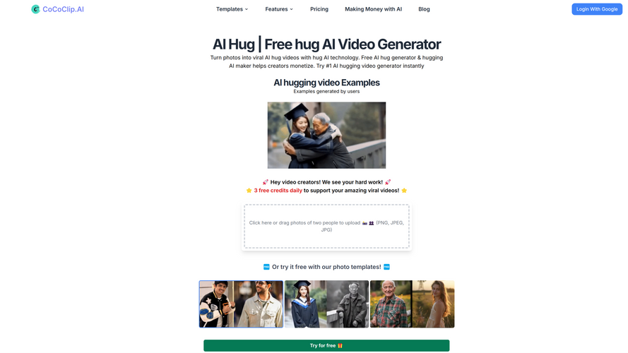 Al Hugging Video Generator