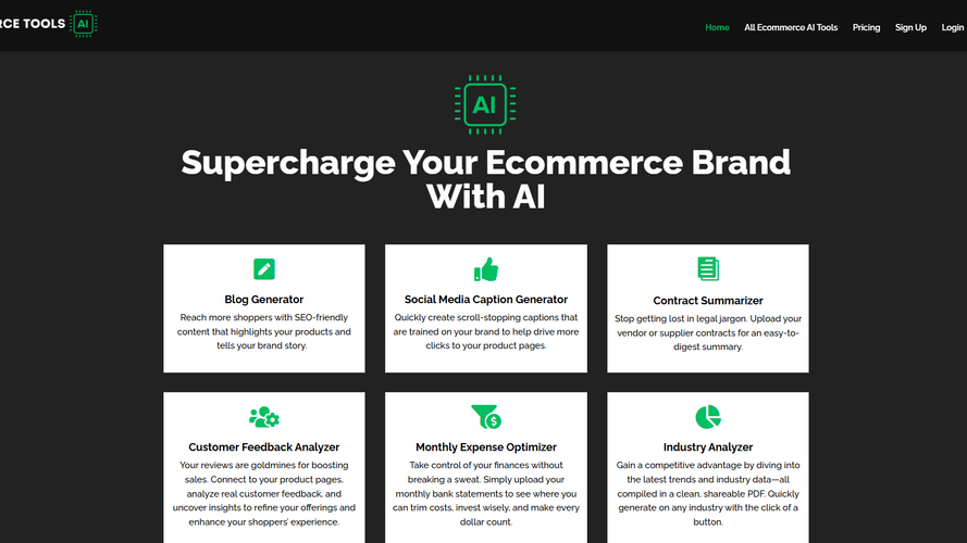 Ecommerce Tools AI