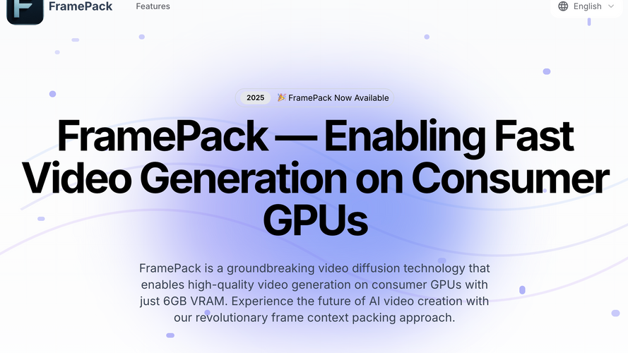 Open source Github-FramePack