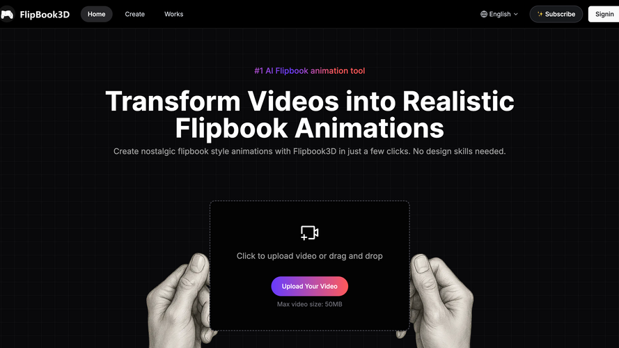 Flipbook3D