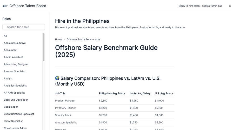 Offshore Talent Board