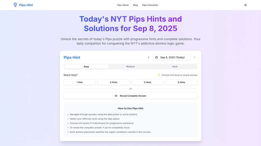 Pips Hint