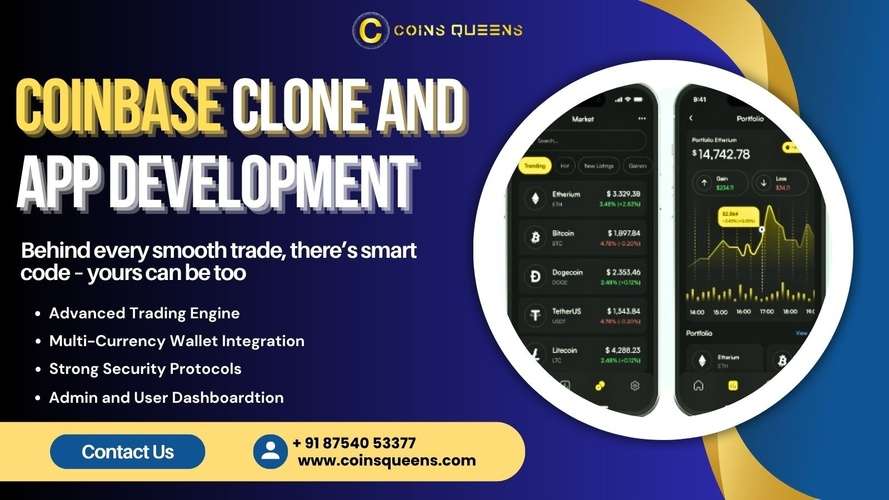 Coinbase Clone App Development: Build a Powerful Crypto Exchange Platform Like Coinbase Clone