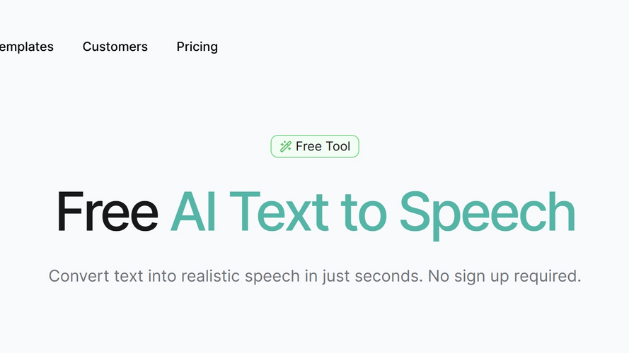 Free AI Text to Speech by Leap AI