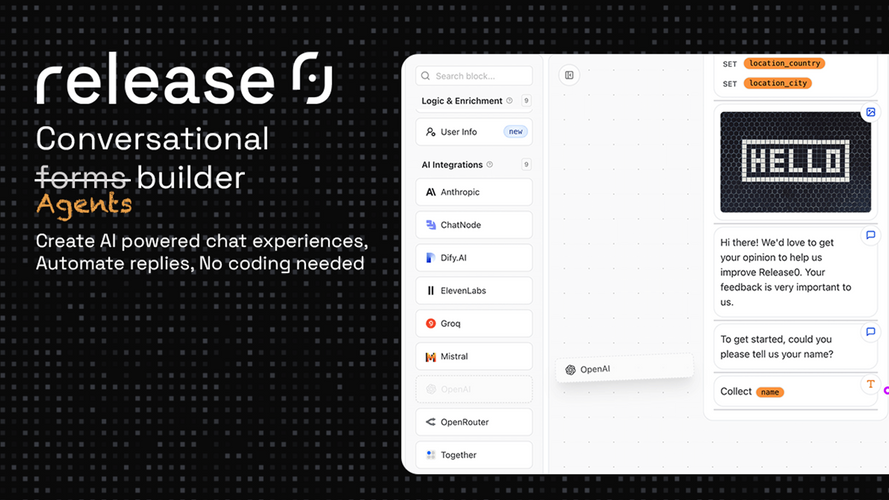 Release0 - Conversational Build Chatbot Agents