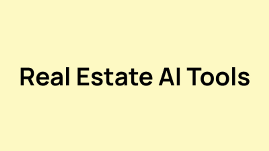 Real Estate AI Tools