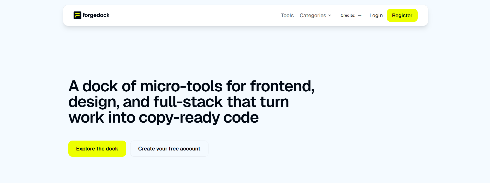 Forgedock
