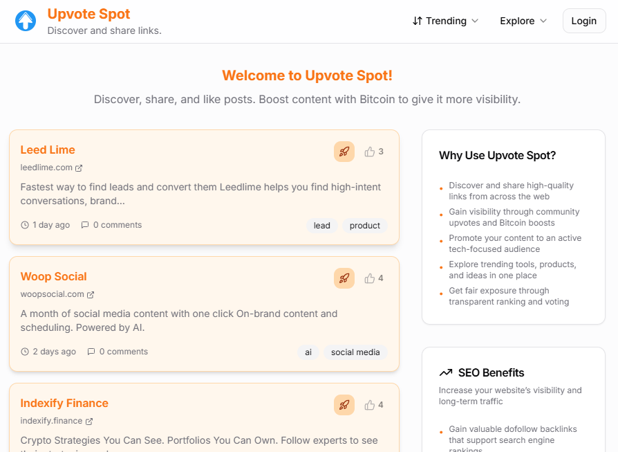 UpVoteSpot