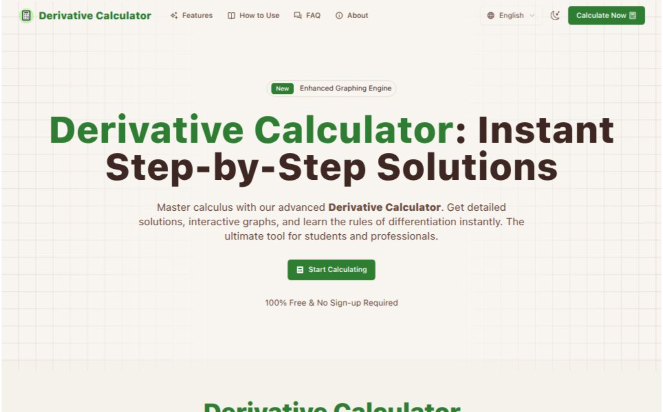 Derivative Calculator