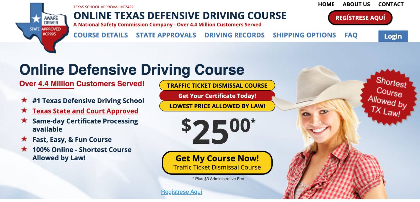 Online Texas Defensive Driving Course