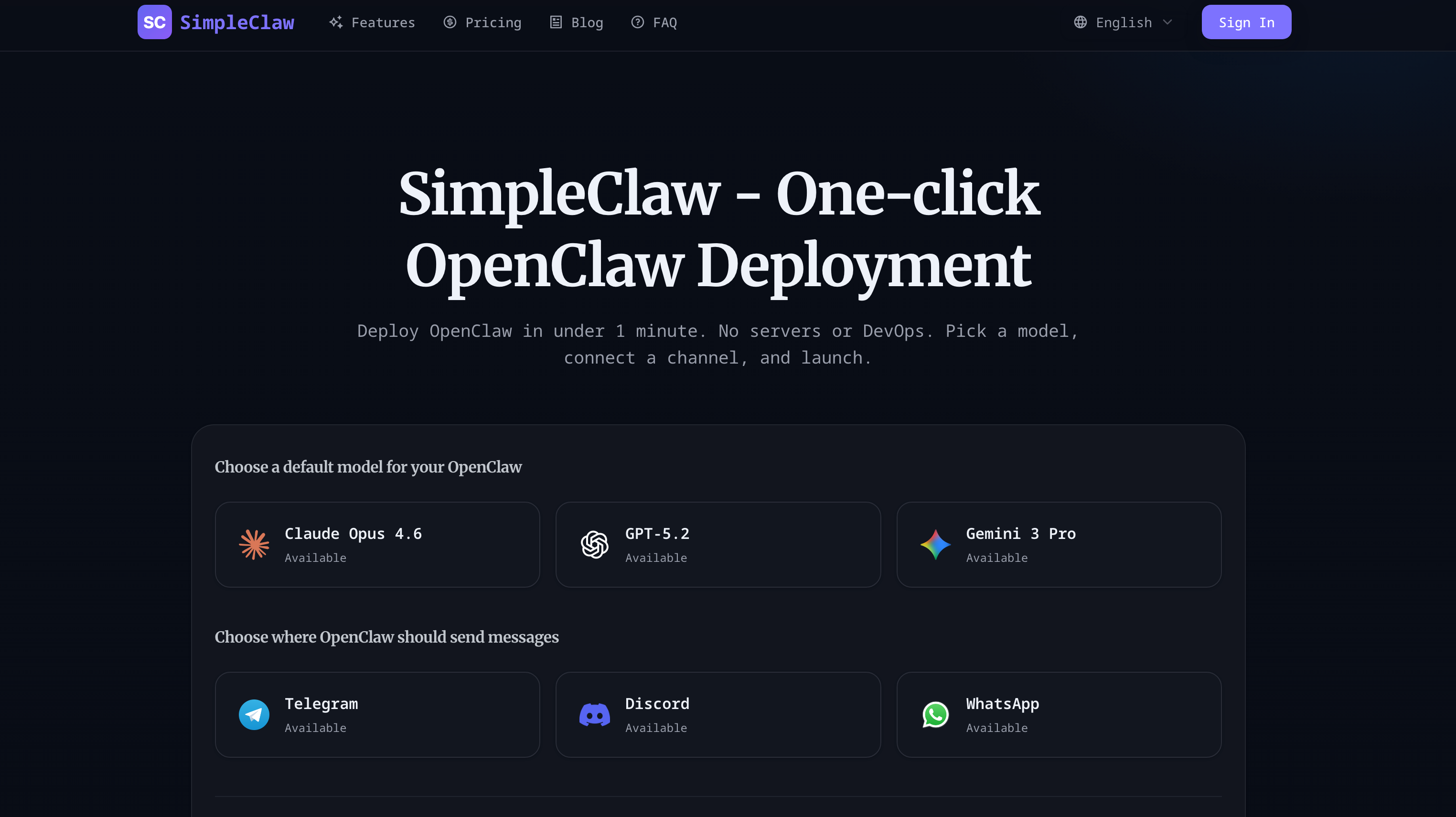 SimpleClaw