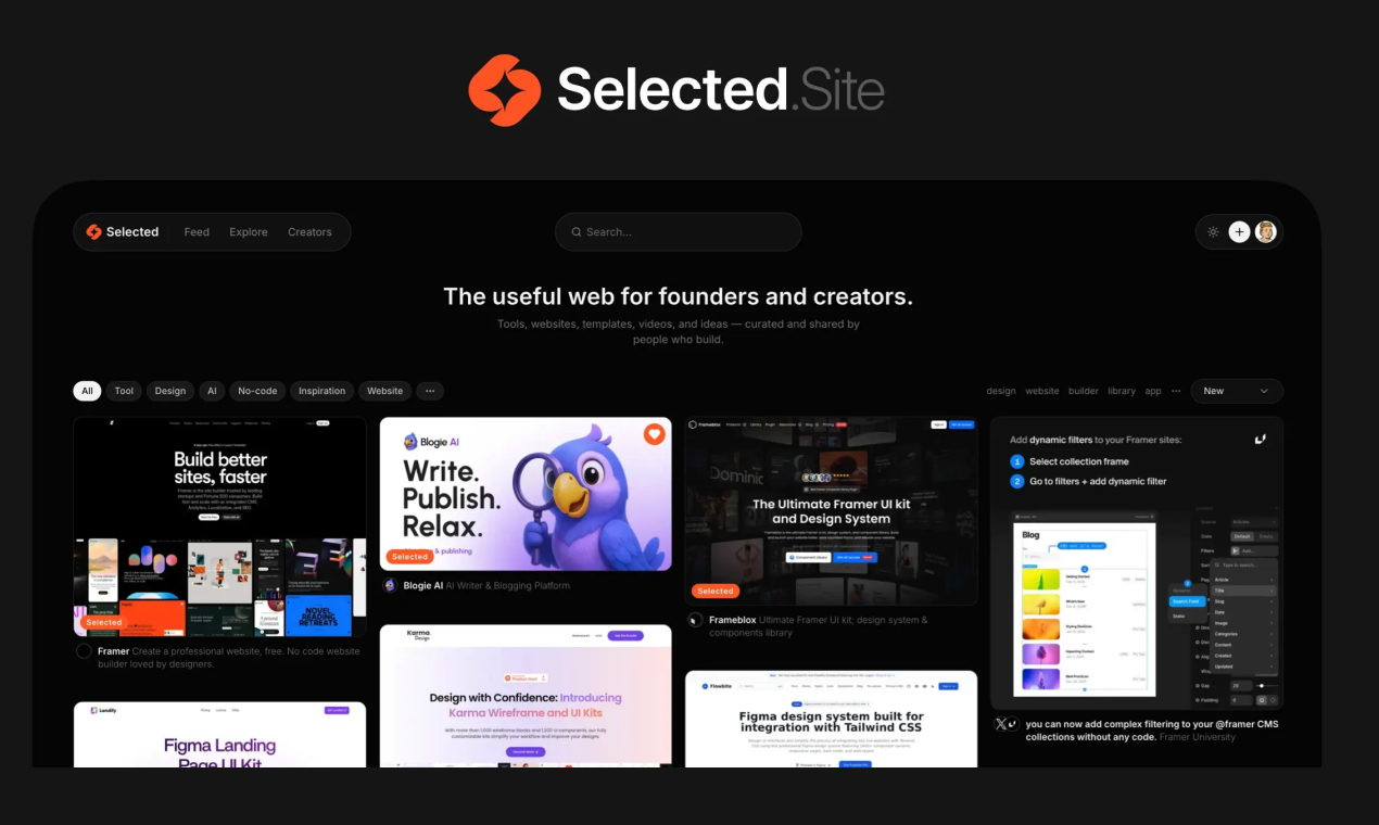 Selected Site