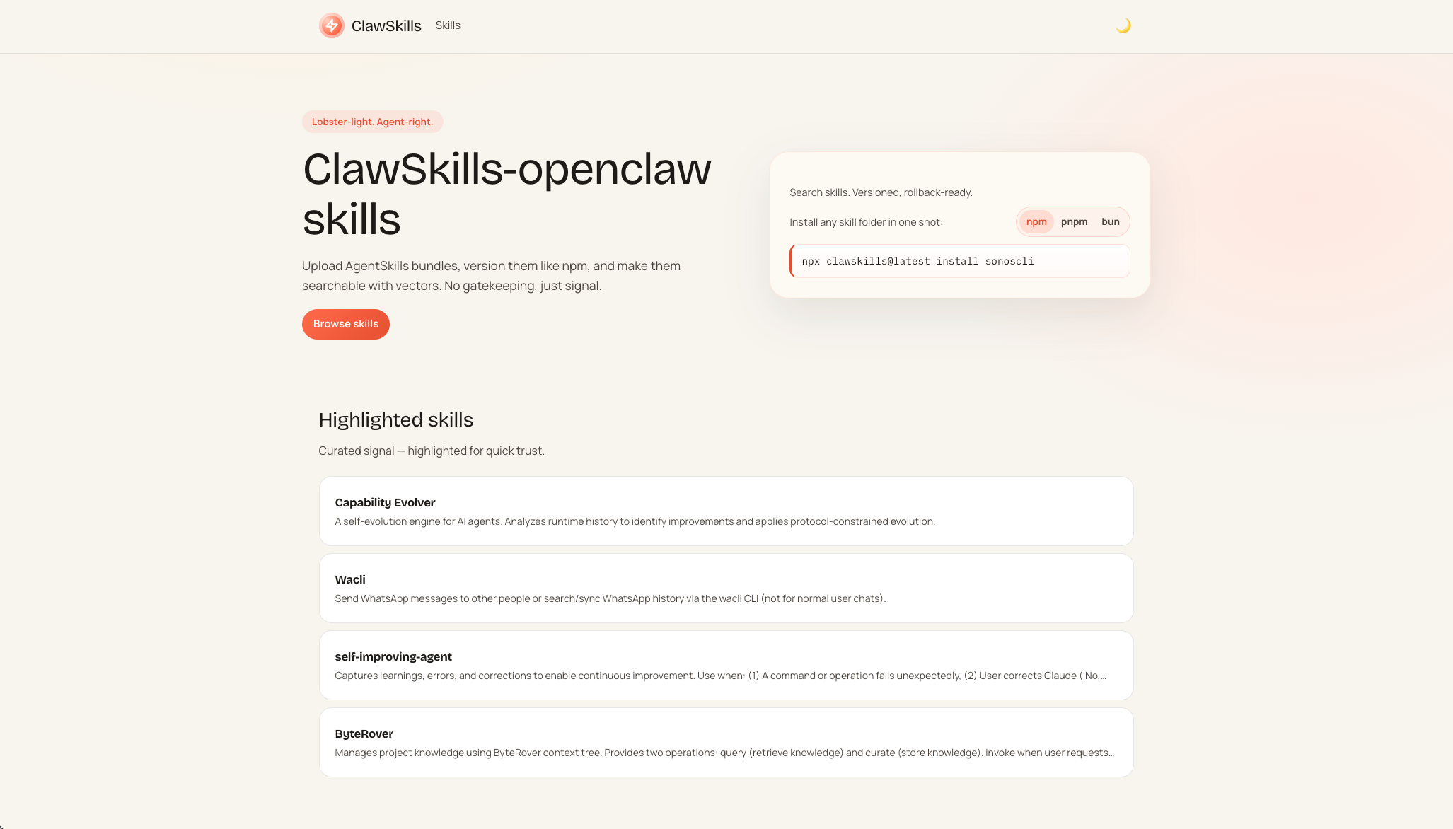 ClawSkills