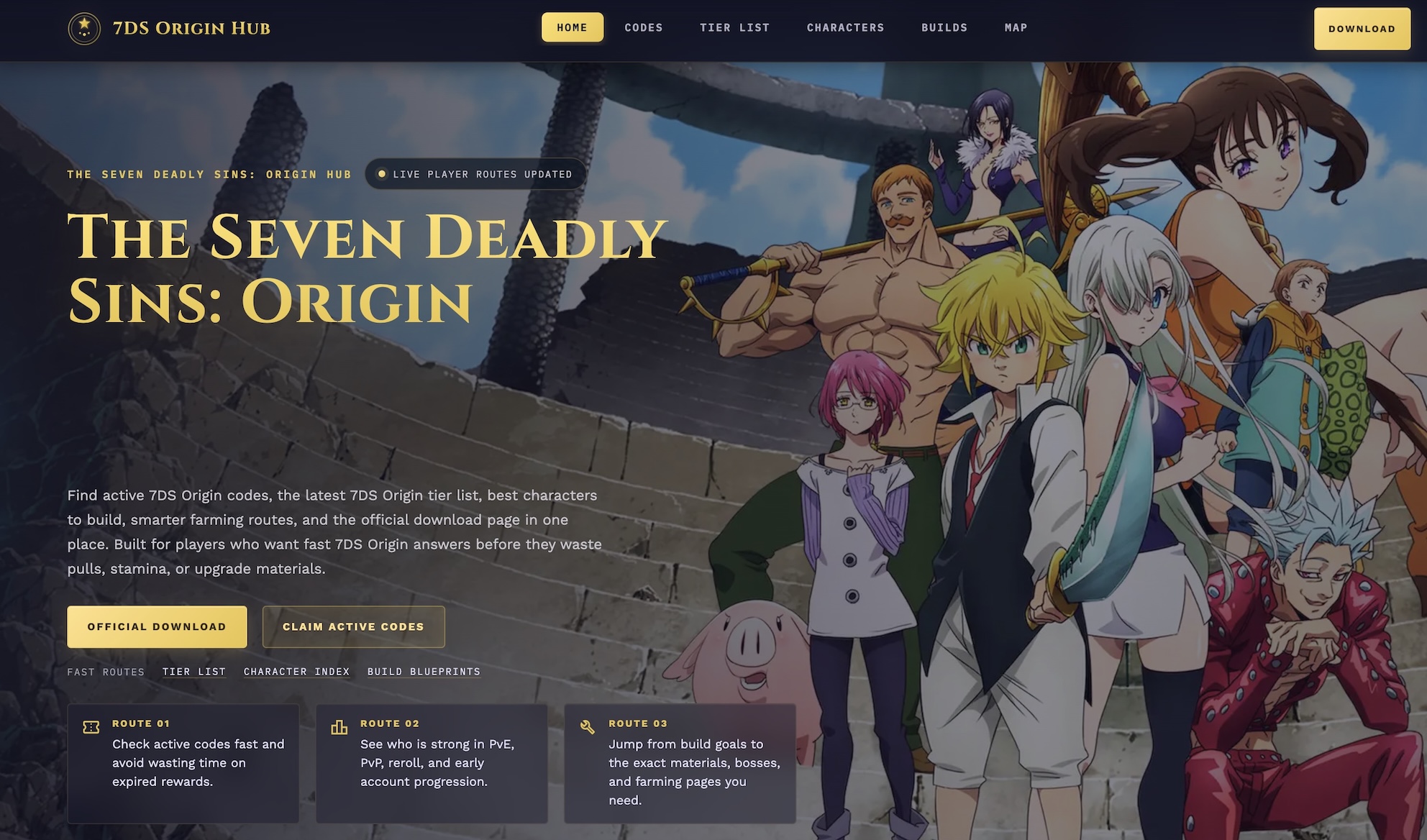 7DS Origin Hub