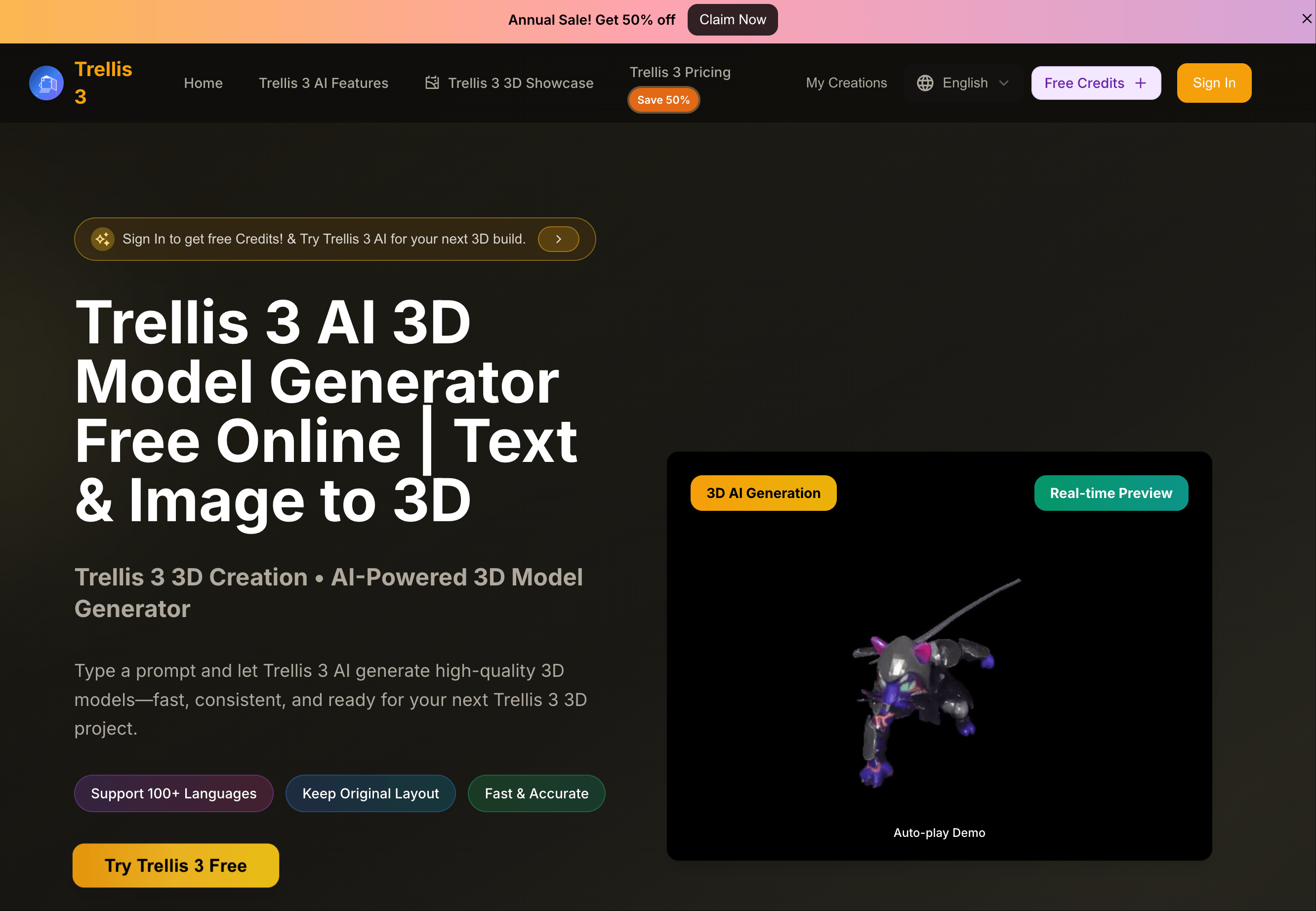 ai 3d generator