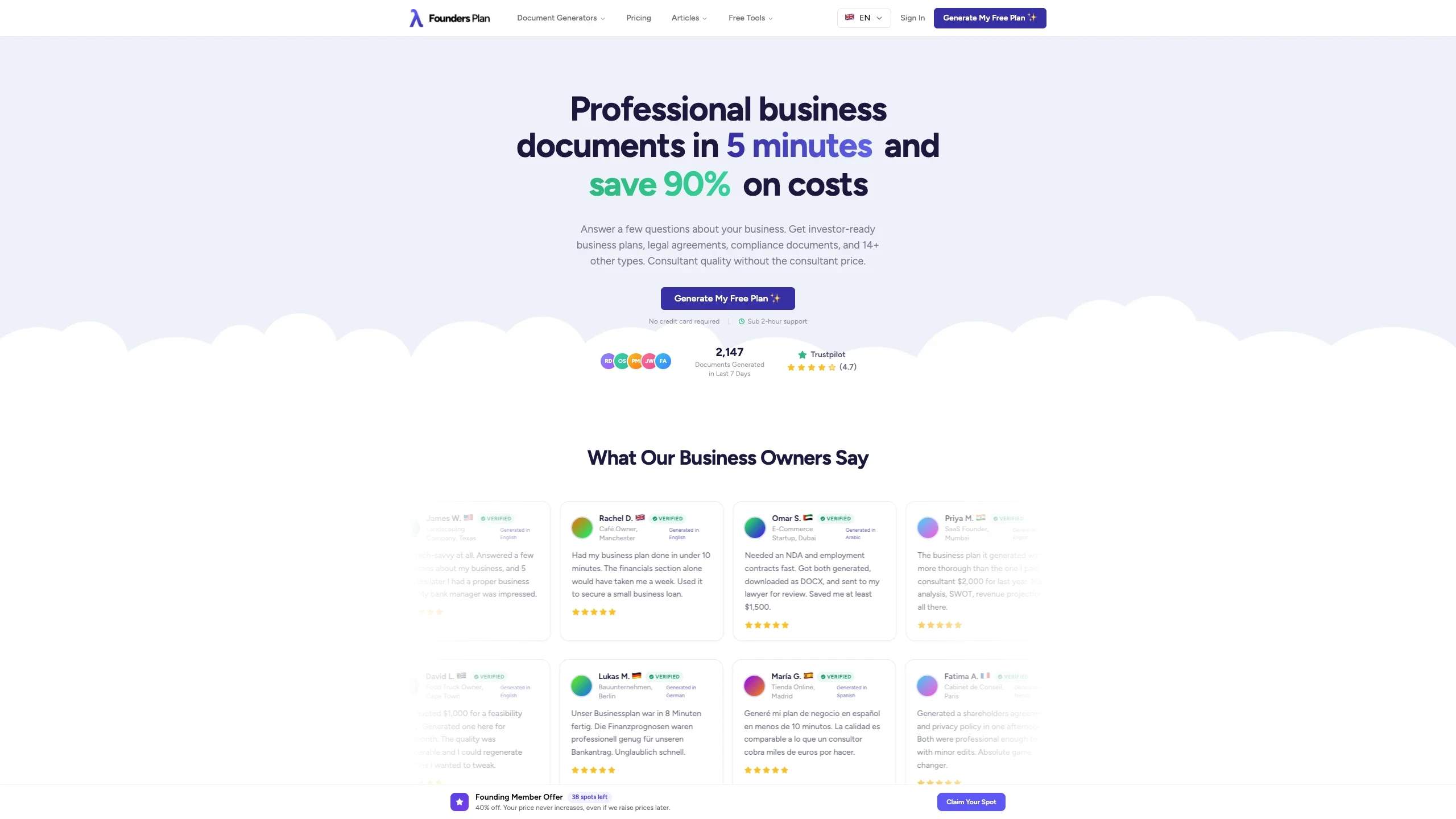 FoundersPlan