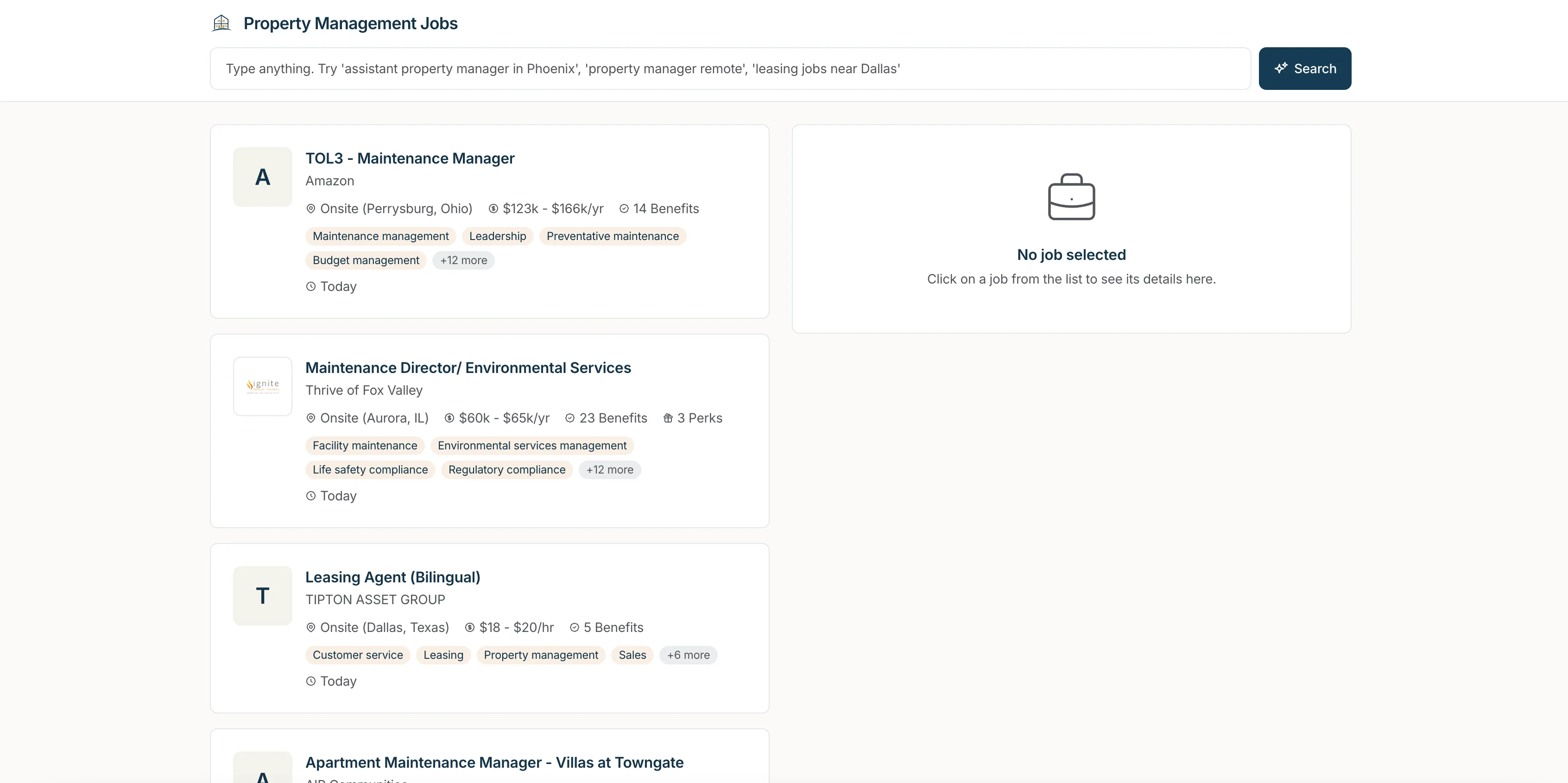 Property Management Jobs