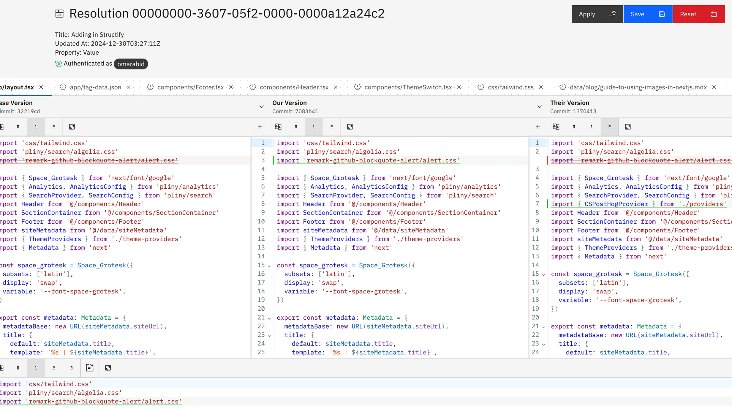 Code Input