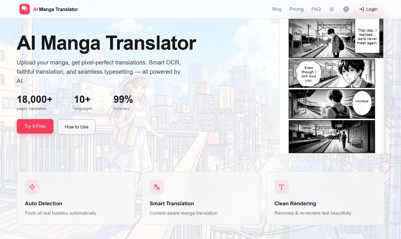 AI Manga Translator