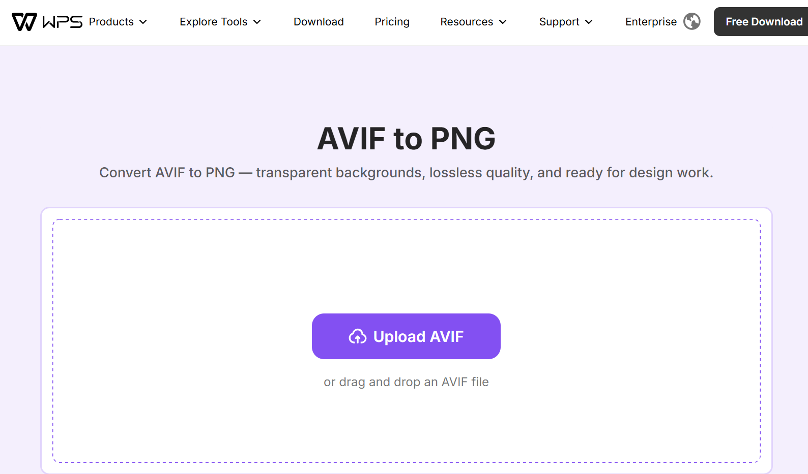 AVIF to PNG