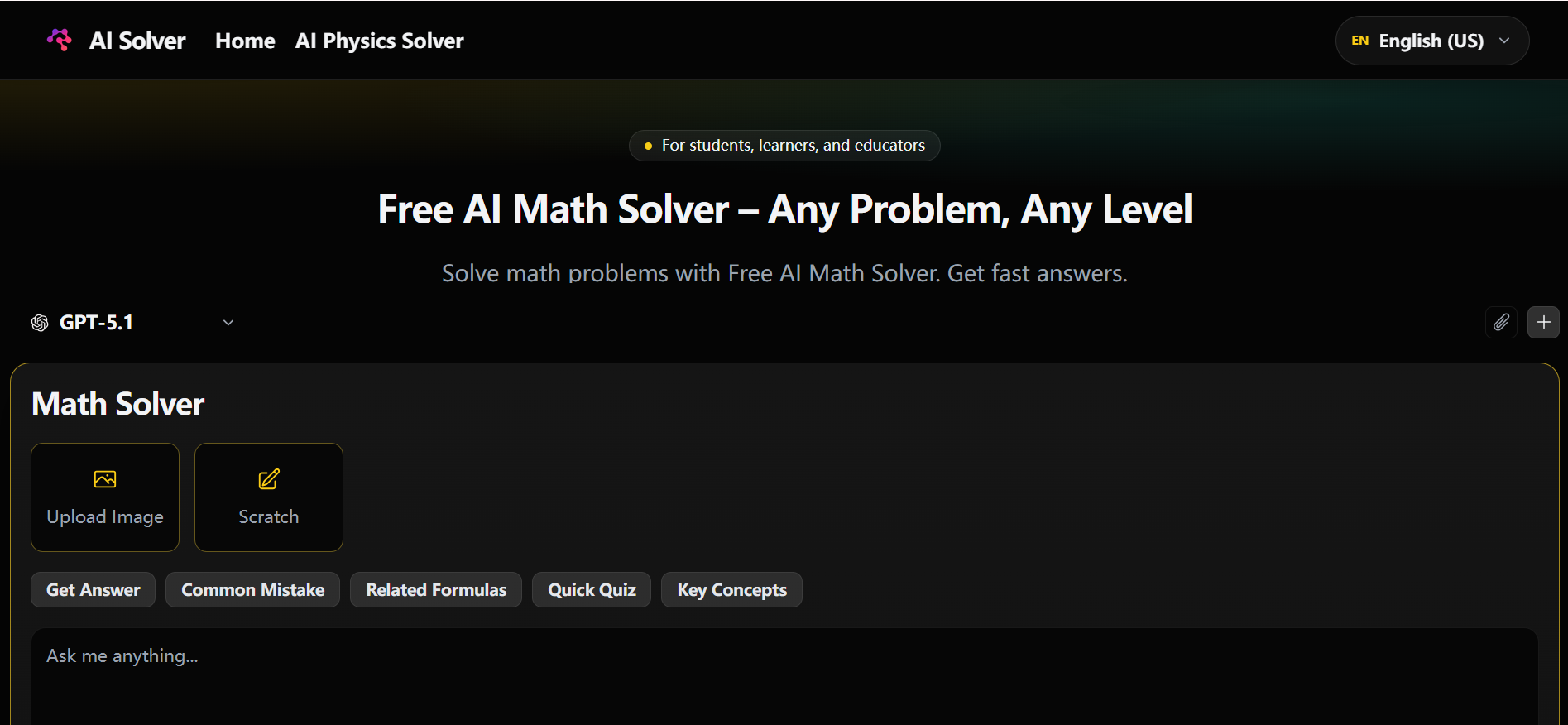 AI Math Solver