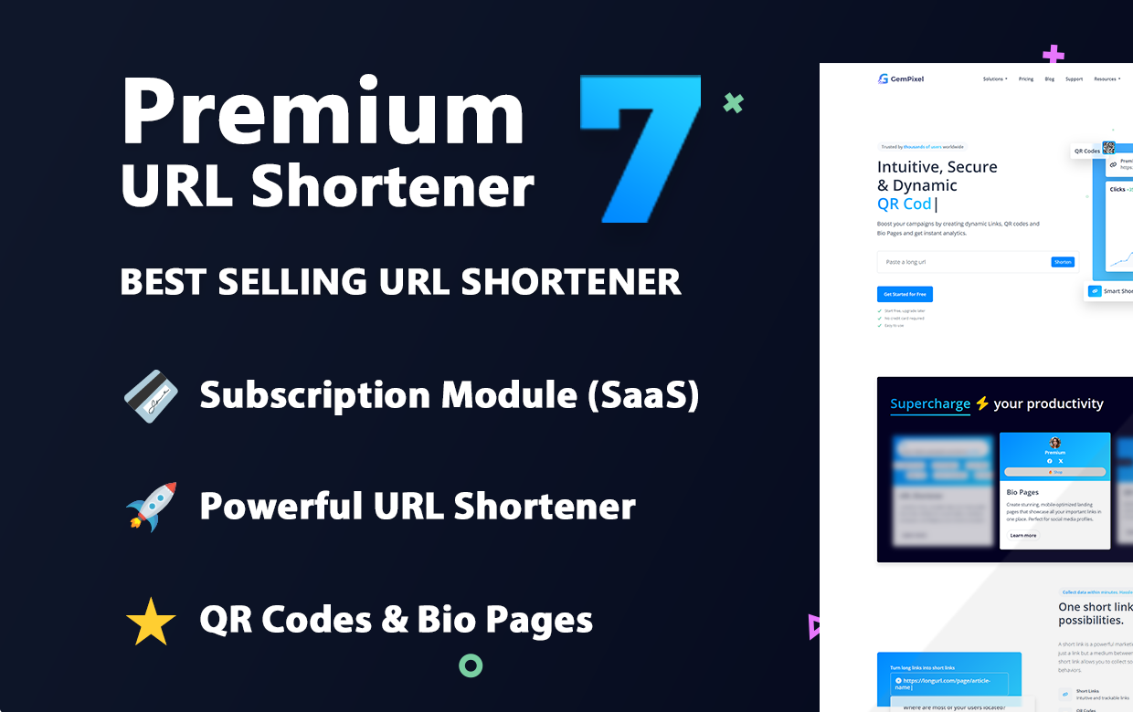 Premium URL Shortener