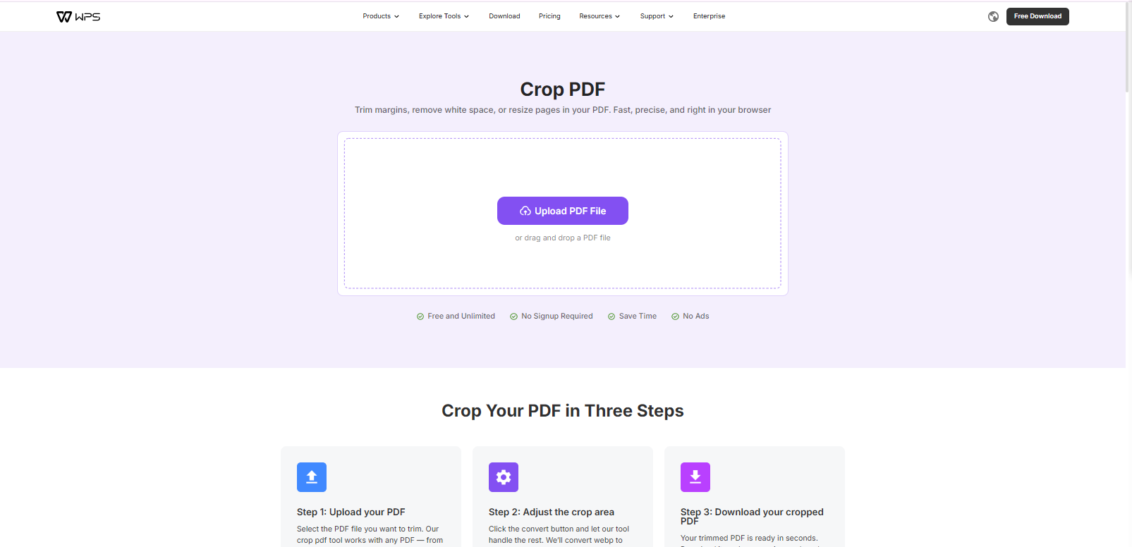 Crop PDF