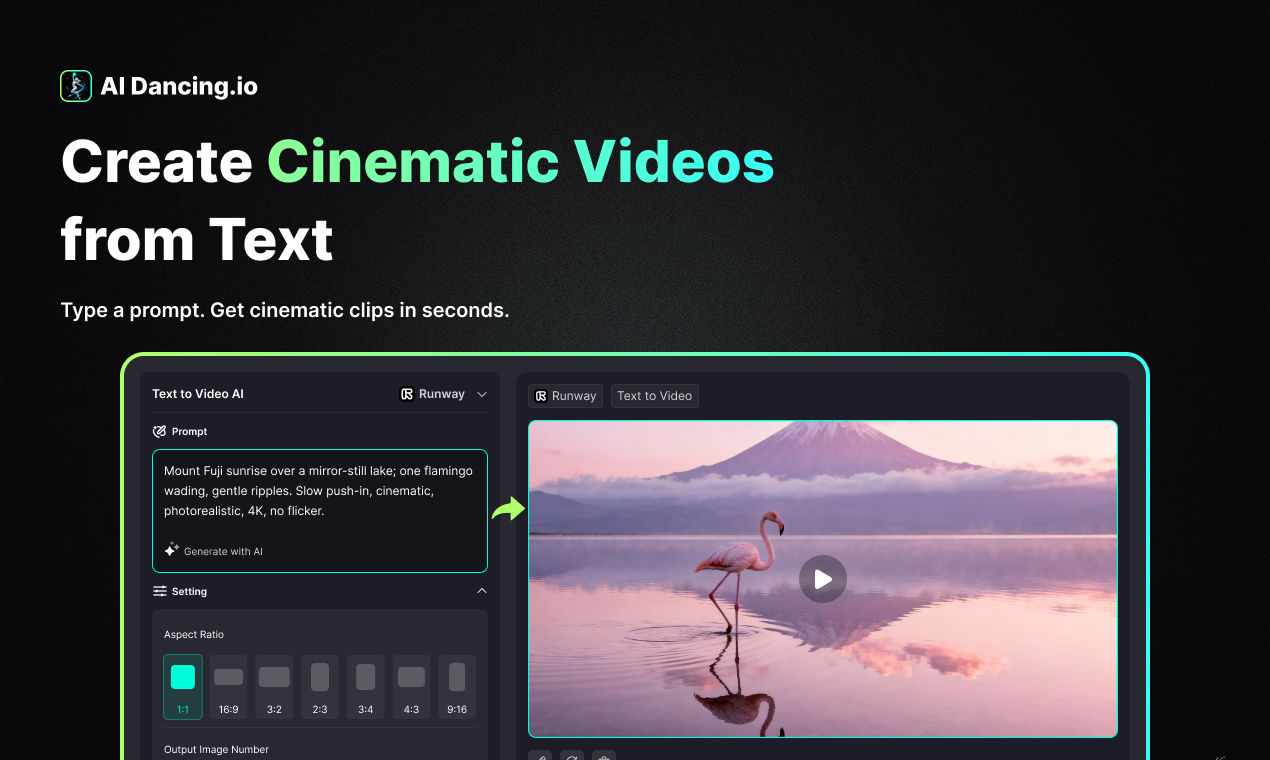 AI Dance Video Generator