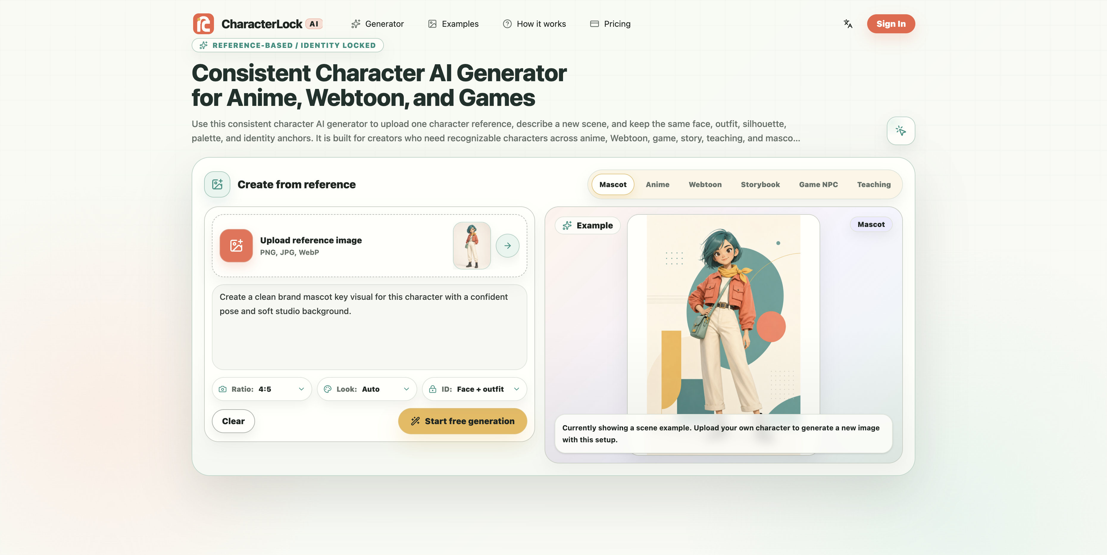 CharacterLock AI