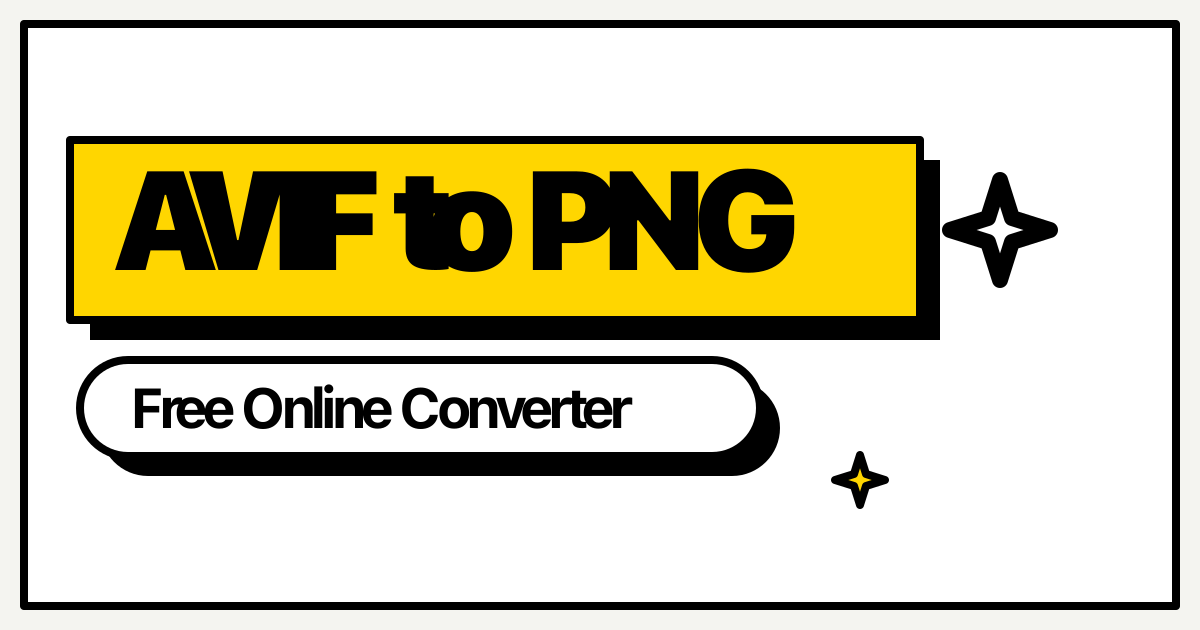 AVIF to PNG