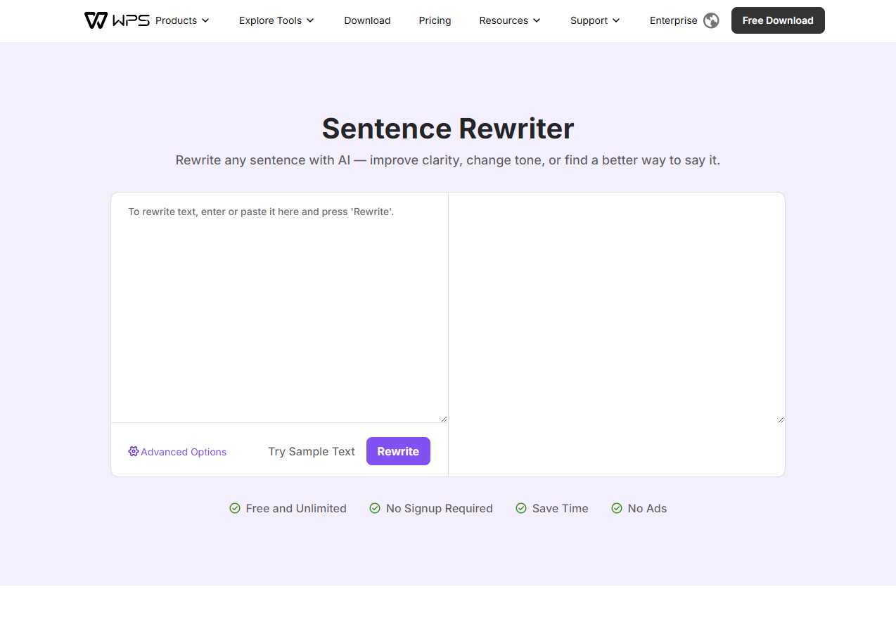 Sentence Rewriter