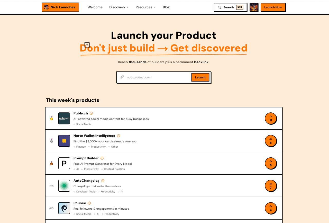 Nick Launches